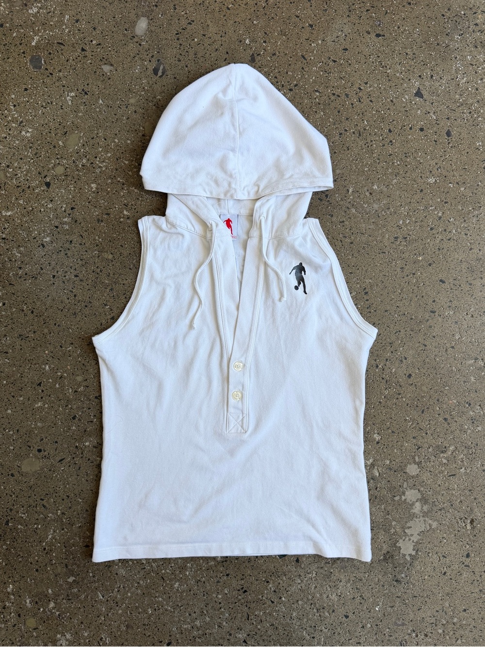 bikkembergs hooded top white